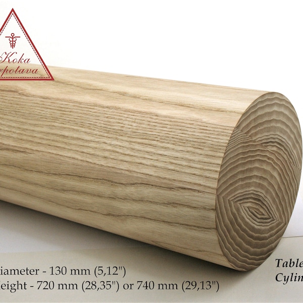 Wooden Cylinder Table Base Etsy