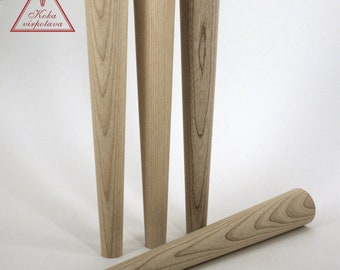  WYZQQ - Juego de 4 patas de madera para muebles de cama y mesa  y silla, con patas cambiantes de roble : Hogar y Cocina