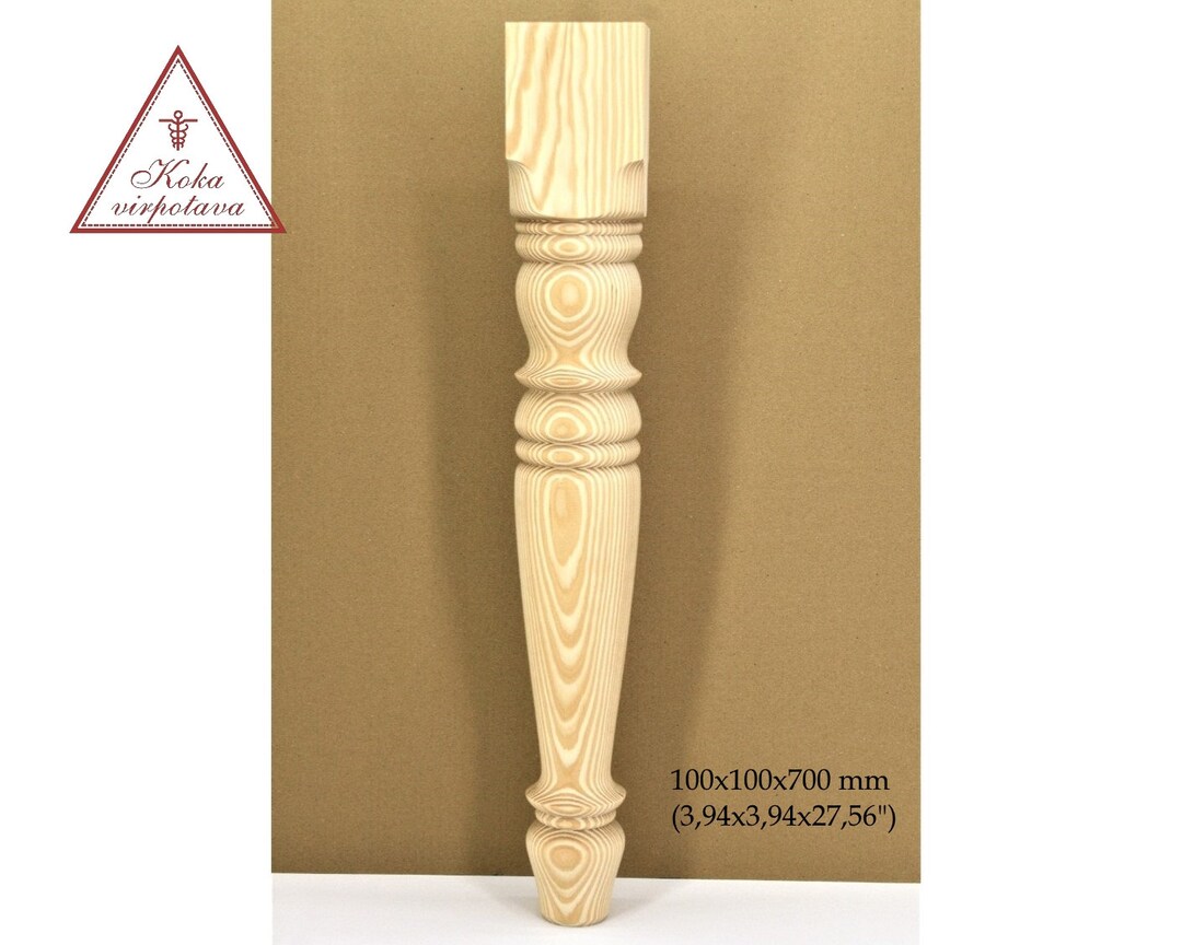 Dining Table Leg Wood Farmhouse Table Leg Table Leg Wood Furniture Leg Wood Leg Wooden Table Leg