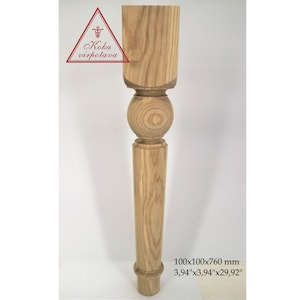 Esstisch Bein Bauernhaus Tischbein Tischbein Holz Möbelbein Gedrehtes Bein Holztischbein Holzmöbelbein Holzbein Bein für Möbel