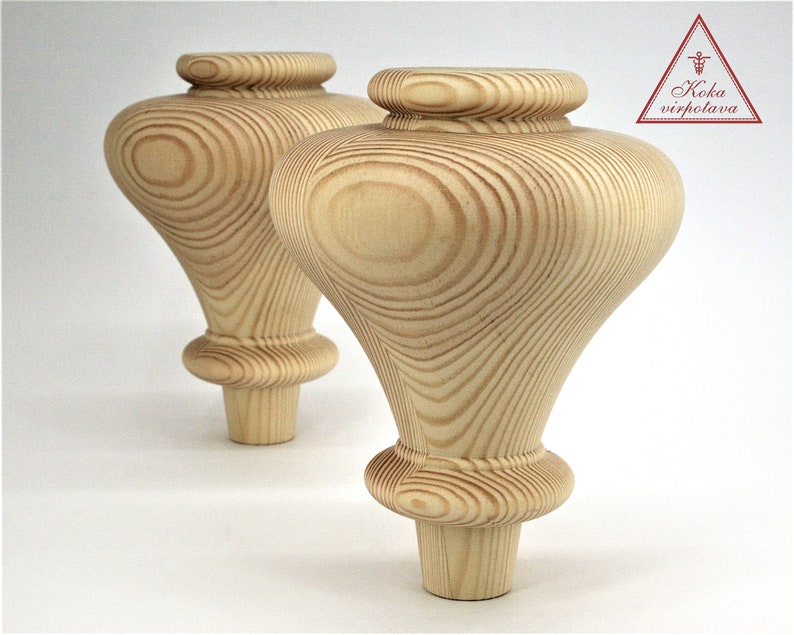 Buffet Leg Wood Leg Furniture Leg Wood Wooden Turned Etsy Canada