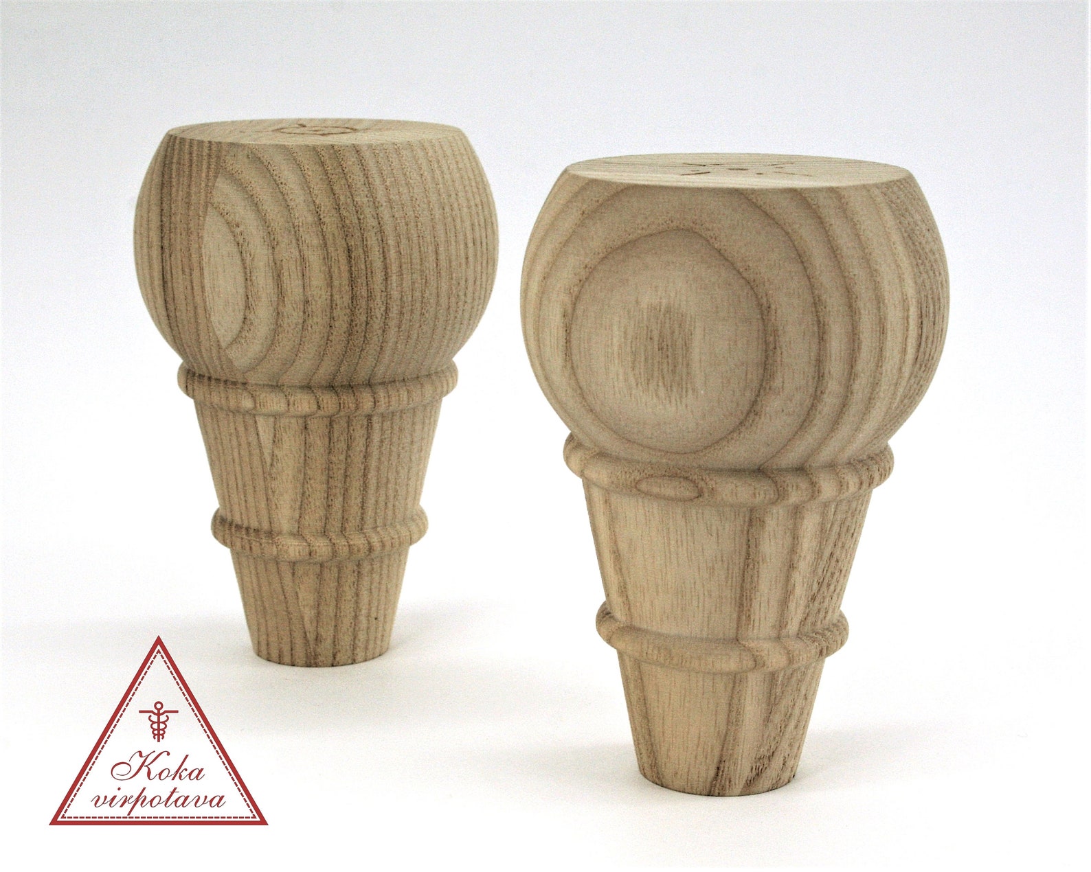 Wood Furniture Leg Wood Turned Feet Sofa Leg Furniture Feet Etsy