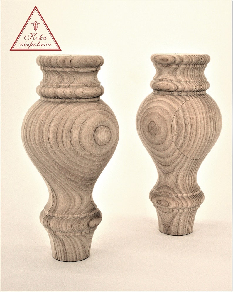 Farmhouse table leg Bed leg Furniture leg wood Turned wooden Etsy