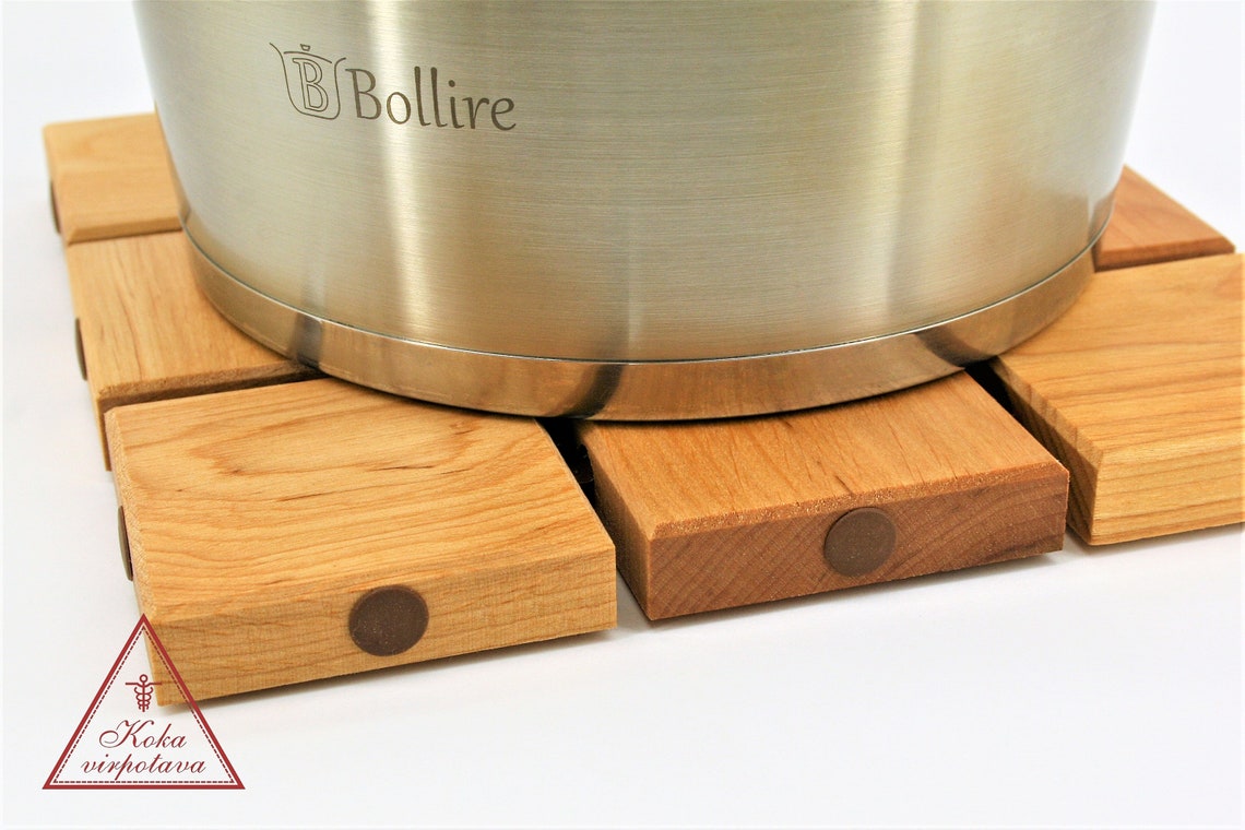 Assemblable Wooden Coasters Wood Coasters set Kitchen hot pad Etsy