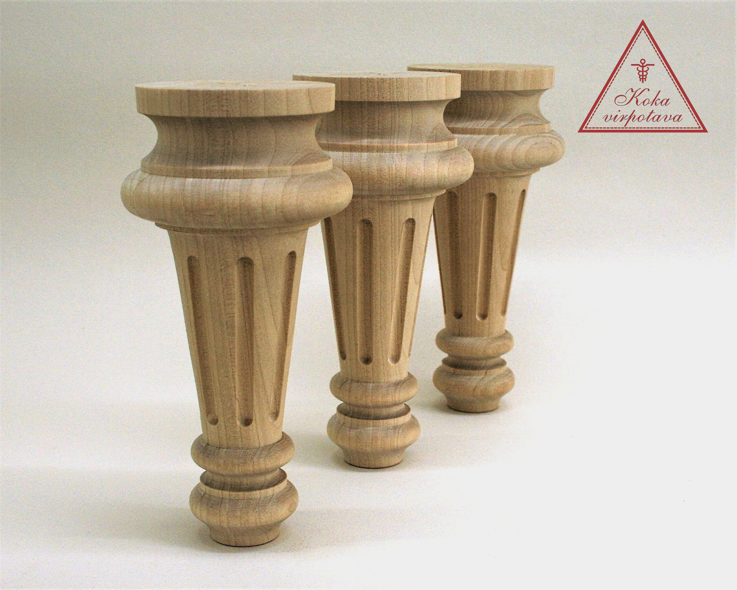 Turned wooden leg Wooden furniture leg Sofa leg Wooden Etsy