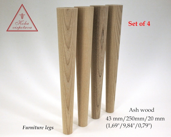 Buy Set of 4 Pcs Tapered Wooden Legs for Furniture Furniture Feet Coffee Table Legs Sofa Legs Cabinet Legs Wooden Furniture Legs Table Legs Online in India Etsy