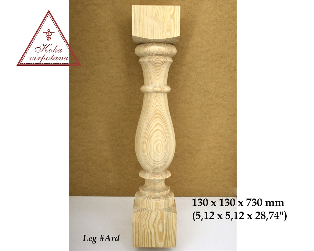 Farmhouse Table Leg Table Leg Wood Table Base Dining Table Leg