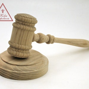 Gavel Wooden judge gavel with stand Auction gavel Court hammer Lawyers hammer Hardwood gavel Unique wood gavel Gift for judge Wood hammer