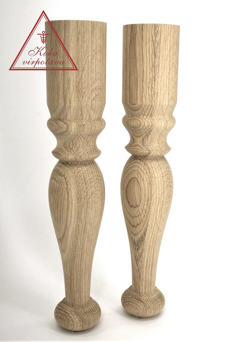 Furniture Leg Sofa Leg Table Leg Turned Wooden Leg Wood Etsy