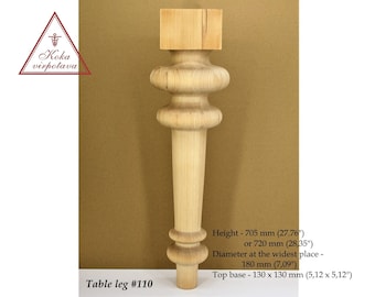 Farmhouse table leg Table leg wood Table base Furniture leg Dining table leg Table post Wooden table leg Wood furniture leg Wooden leg