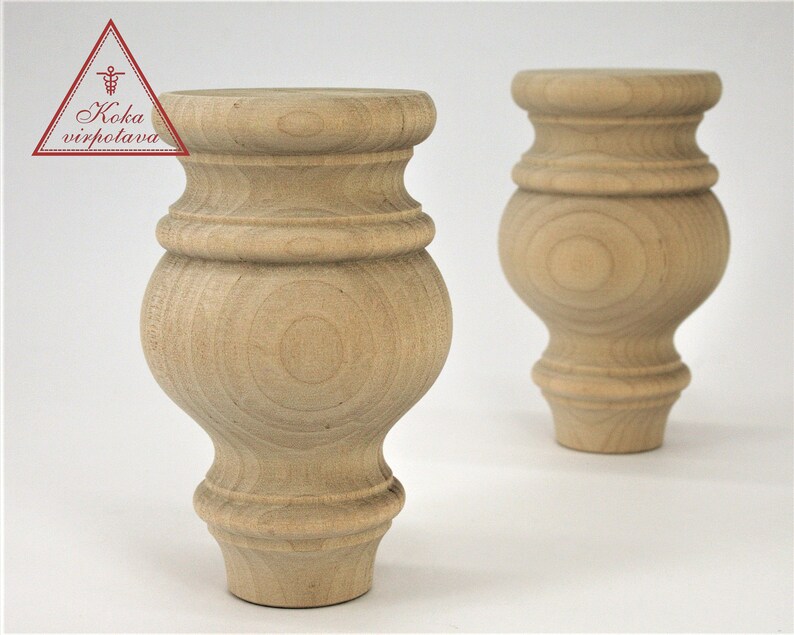 Furniture Leg Turned Wooden Leg Sofa Leg Wooden Turned Feet Etsy UK