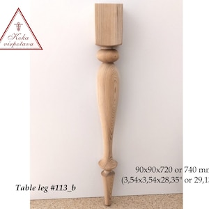 Table leg wood Dining table leg Farmhouse table leg Table base Furniture leg Table post Wooden table leg Wood furniture leg Wooden leg