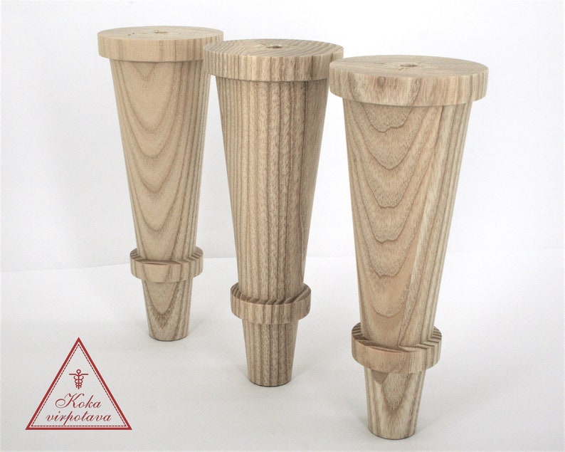 Turned Wood Leg Furniture Leg Woodwood Furniture Feet Etsy