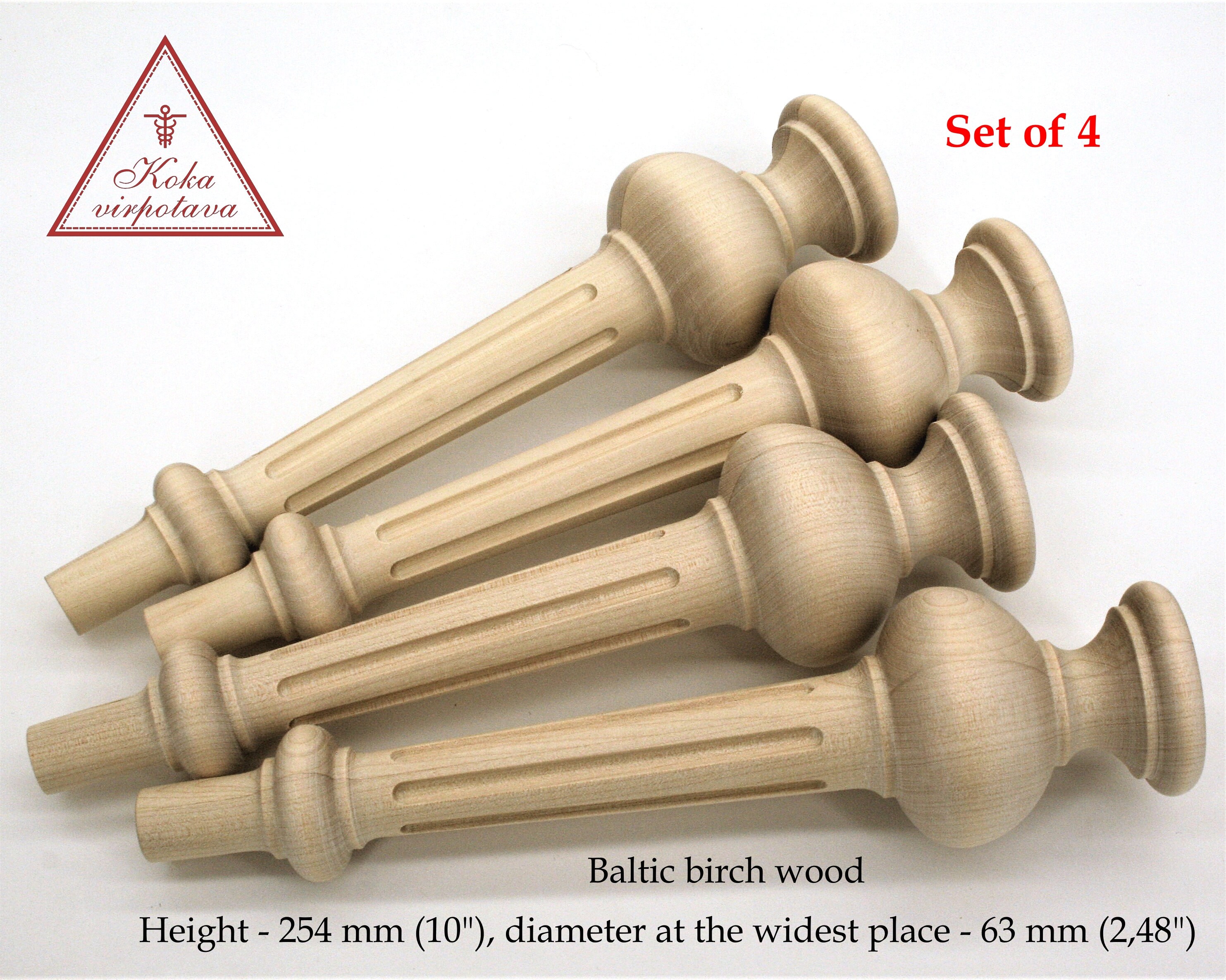 Gambe Per Mobili In Metallо - 4 Pezzi Da 15cm, Portata 800kg | Per Divani, Armadi, Tavoli - Foto 3