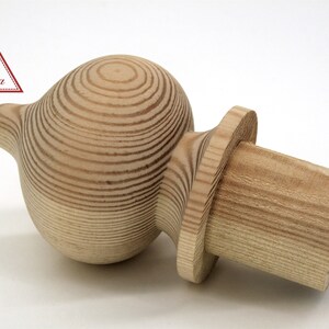 Wood post finial Wood finial decor Furniture finial Bed finial wood Staircase finial Canterbury finial Wood Finial Furniture embellishment image 9