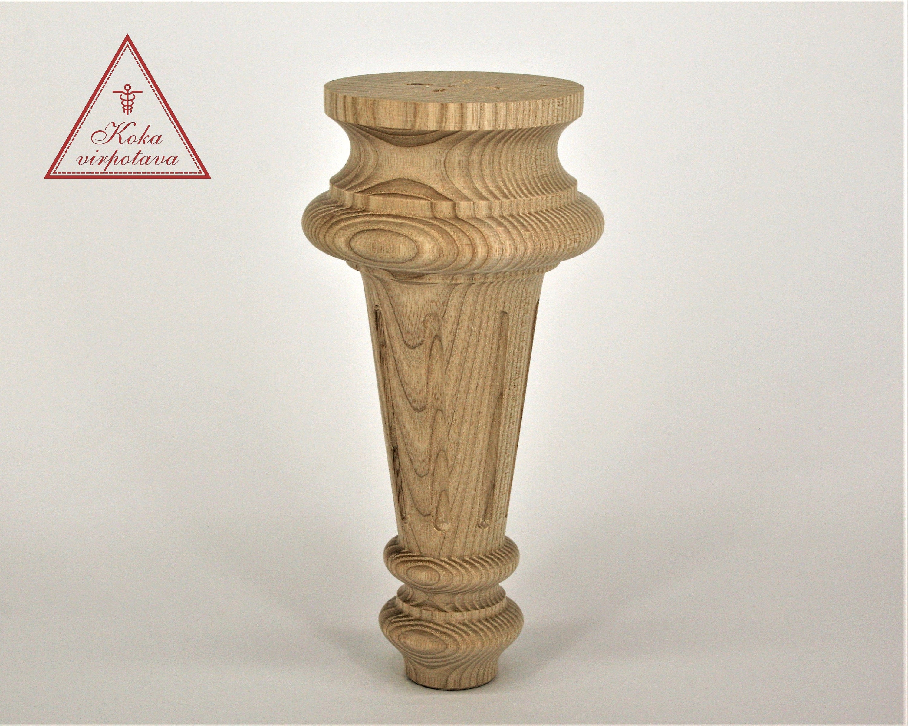 Turned wooden leg Wooden furniture leg Sofa leg Wooden Etsy