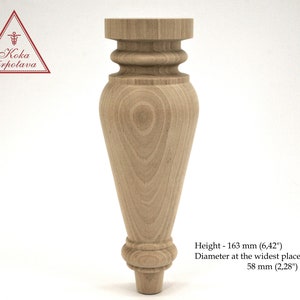 Pied en bois Pied de meuble Pied d'armoire Pied de table Pied de table Pied tournant en bois Pied de table basse Pied de canapé Pied de meuble en bois Pied de table de ferme