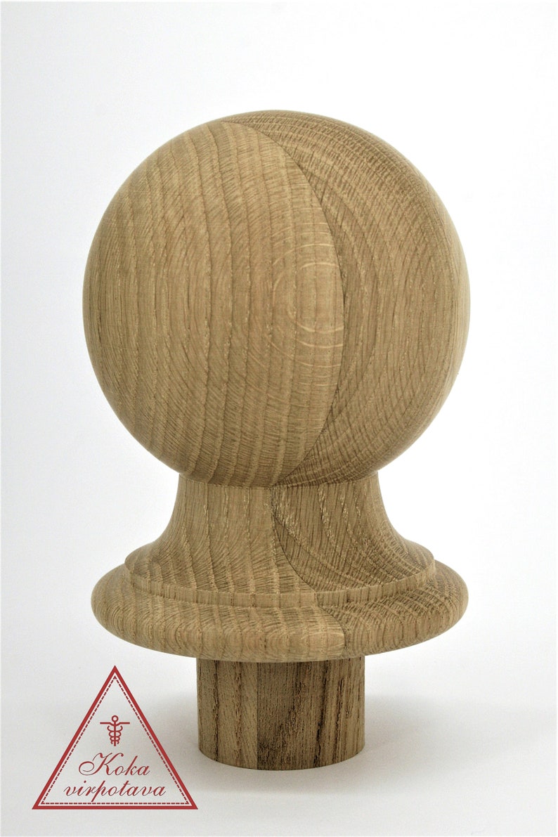 Post Finial Wood Finial Decor Staircase Finial Bed Finial Wood Etsy