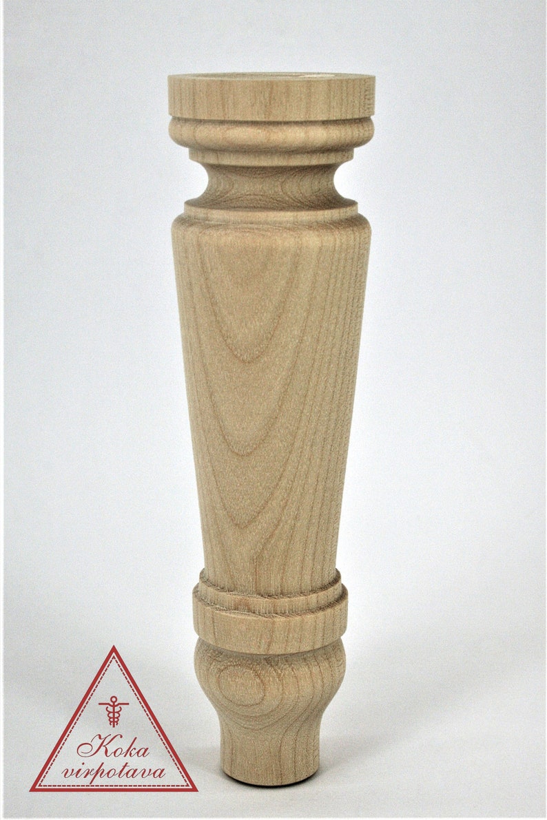 Wooden turned feet Furniture leg Turned wooden leg Sofa leg Etsy