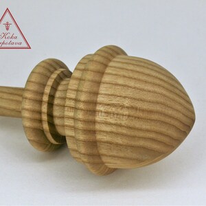 Finial Decor Chair Finial Wood Bed Post Finial Furniture Decor Shelf ...