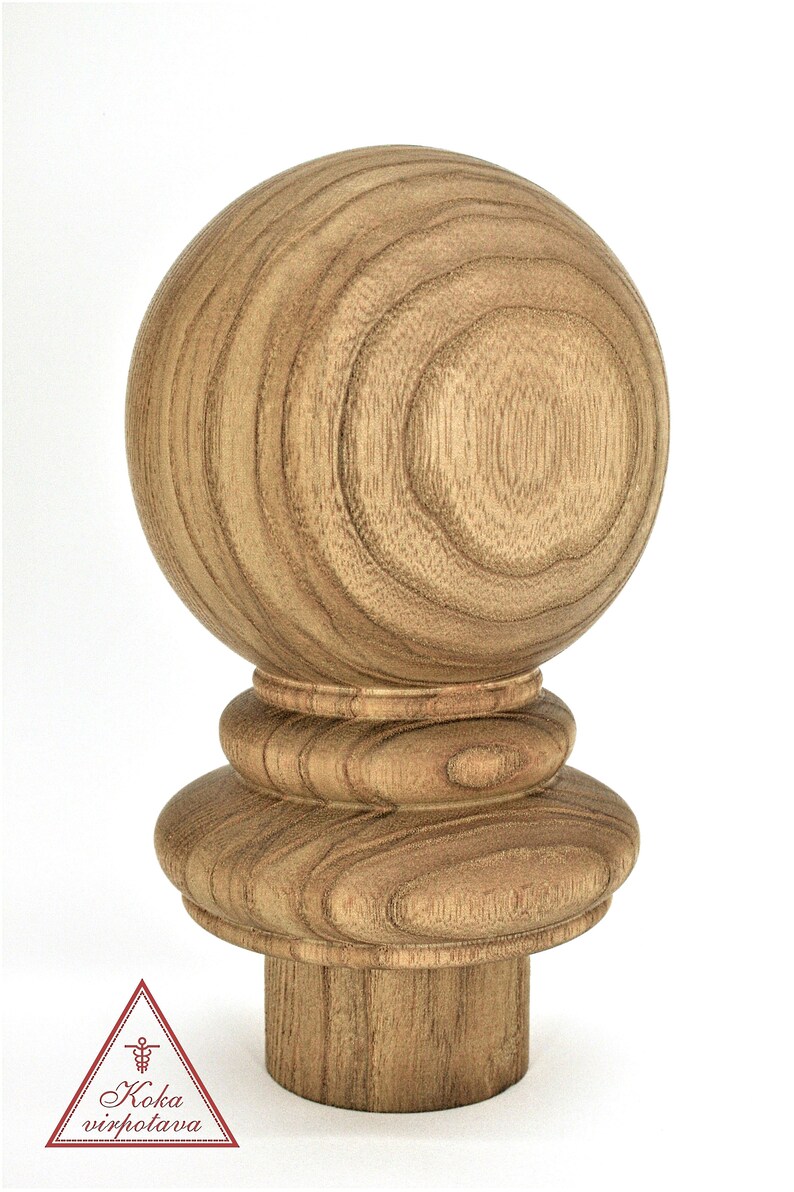 Post Finial Wood Finial Decor Buffet Finial Wood Bed Finial Etsy