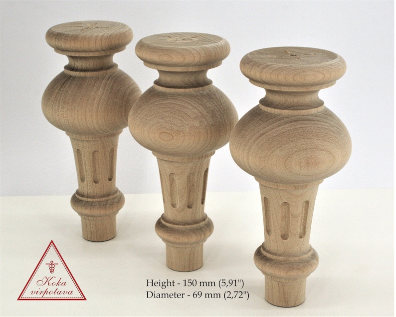 Furniture Feet Wood Furniture Leg Wood Coffee Table Leg Table Etsy Canada