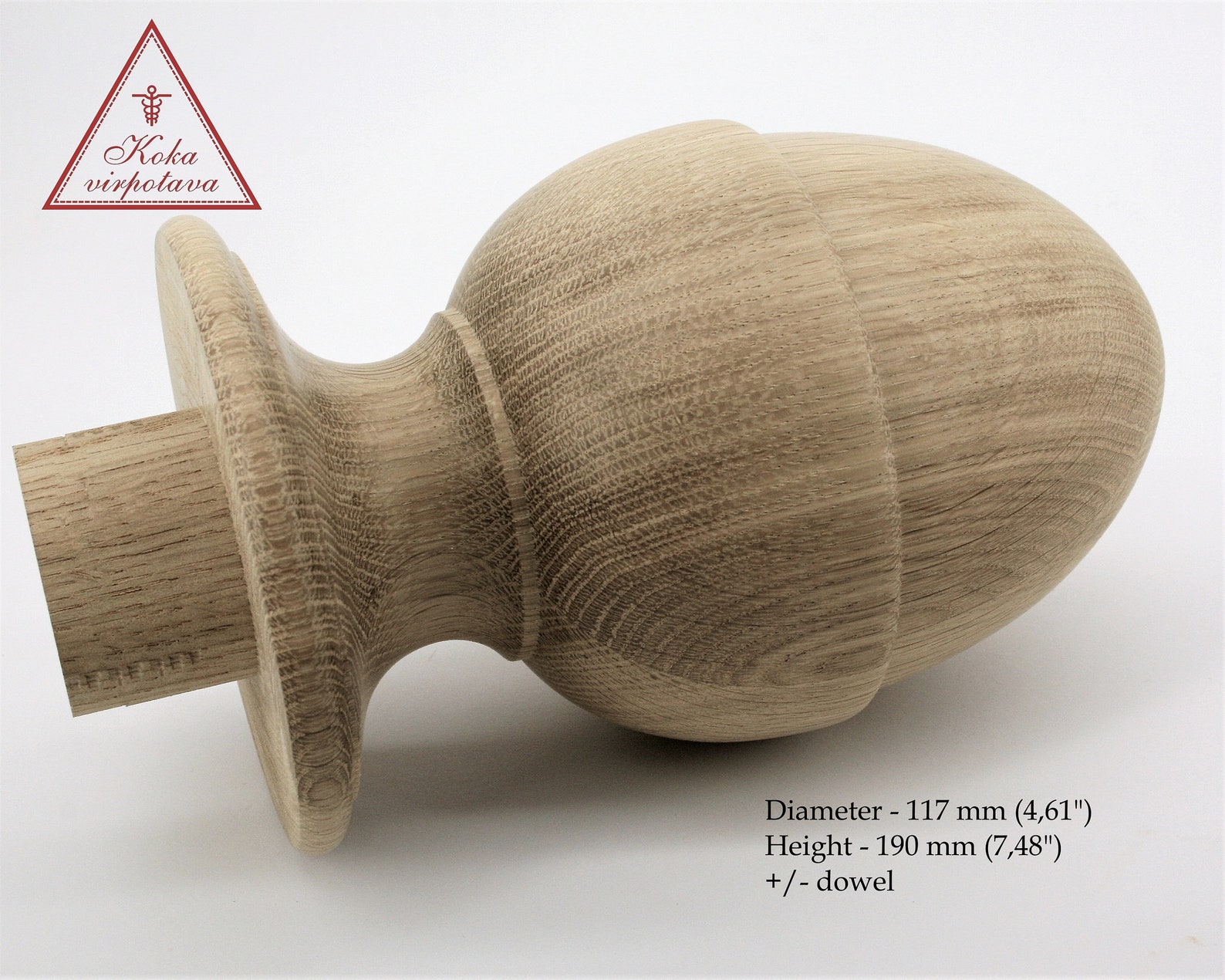 Wood Post Finial Wood Finial Decor Furniture Decor Bed Finial Etsy