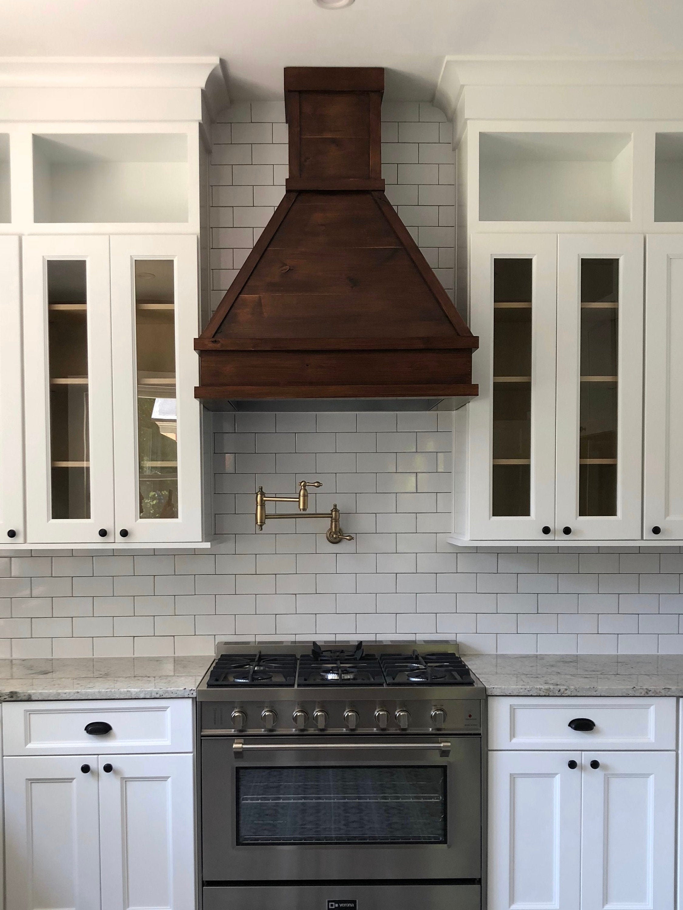 Hand Hewn Beam Vent Hood 