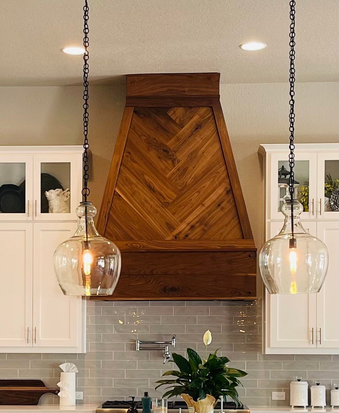 Shiplap & Barnwood Vent Hood 