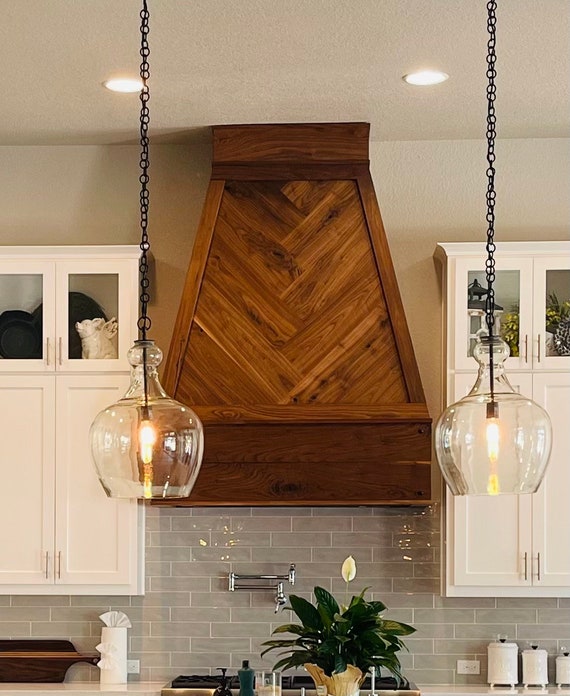 Hand Hewn Beam Vent Hood 