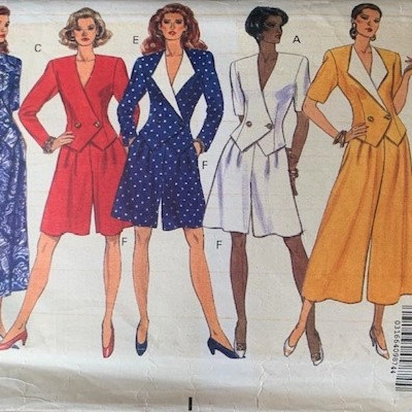 Butterick Fast and VERY Easy # 5317 Shorts, Top, Split Skirt & Culottes Pattern Sizes 6-8-10