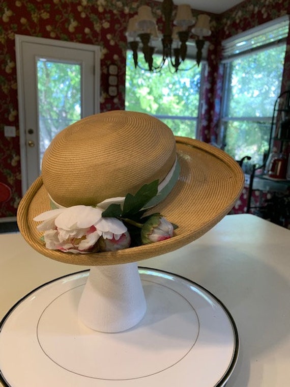 Charming Vintage 1950's Patrice Straw Hat