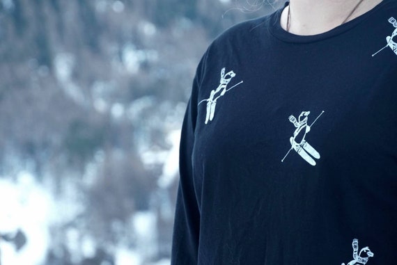 FAIRTRADE SKINGUIN Langarm Shirt Ski Pinguin / Longsleeve Shirt Penguin Ski  Snowboard Winter Wintersport UNISEX - Etsy Denmark