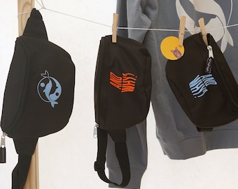 Bauchtasche Fairtrade - verschiedene Motive - Umhängetasche - Marsupio - Marsupio - Gürteltasche