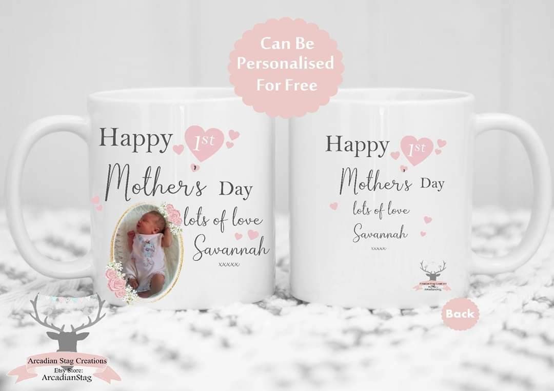Mother's Day Picture cup First Mothers day Photo mug | Etsy