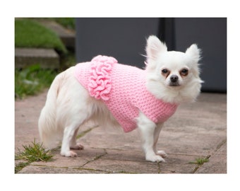 3 Sizes Crochet Dog Tutu in DK Yarn **PDF Instant Download** Pattern ONLY