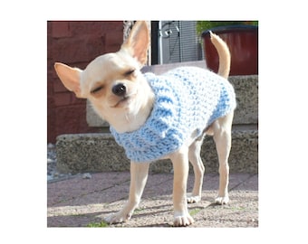 3 x Sizes Crochet Dog Sweater/Coat pattern in ARAN Yarn **PDF Instant Download** Pattern ONLY