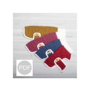 4 x Sizes Crochet dog Sweater/coat pattern in ARAN Yarn **PDF Instant download** Pattern ONLY