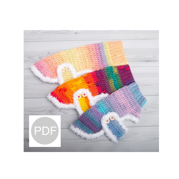 3 x Tailles pour petites races Crochet Dog Sweater/Coat modèle en DK Yarn **PDF Téléchargement instantané** Modèle SEULEMENT