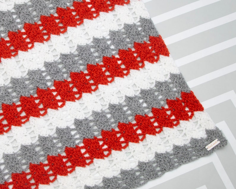 Easy Beginner Crochet blanket pattern PDF Instant download | Etsy