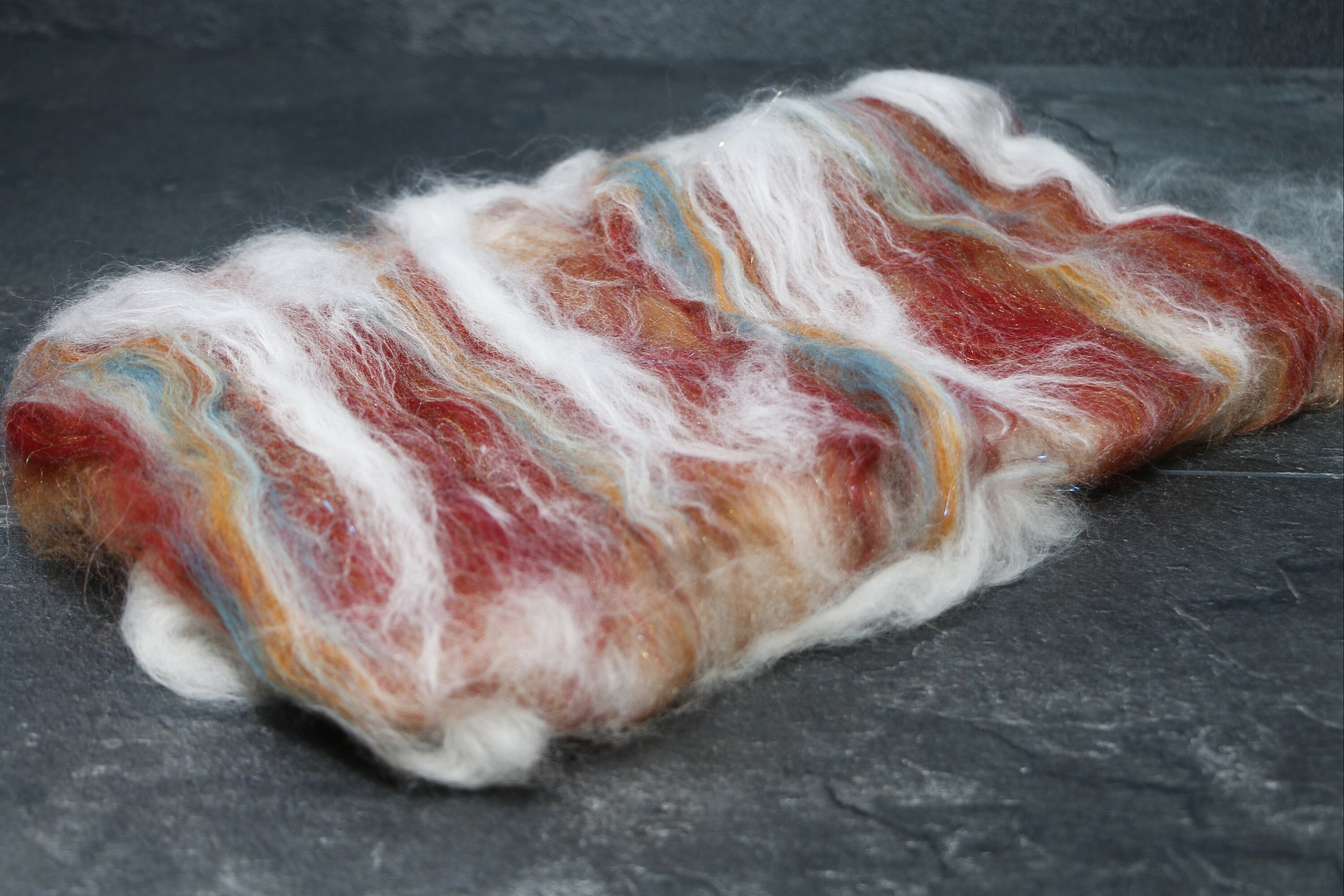 Mixed fibre bundle 5060g of Art batt rolags and roving 011 Etsy