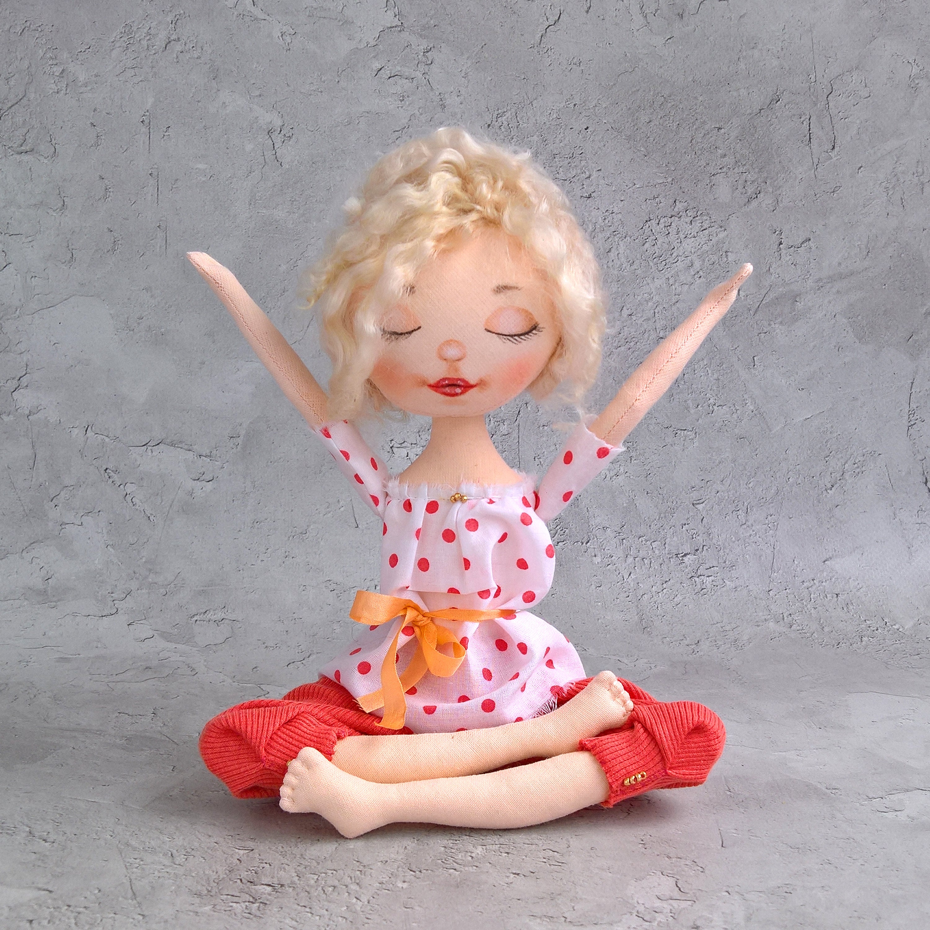 Rag Doll Yoga Movable Doll Good Gift for Women Yoga Yoga Etsy UK