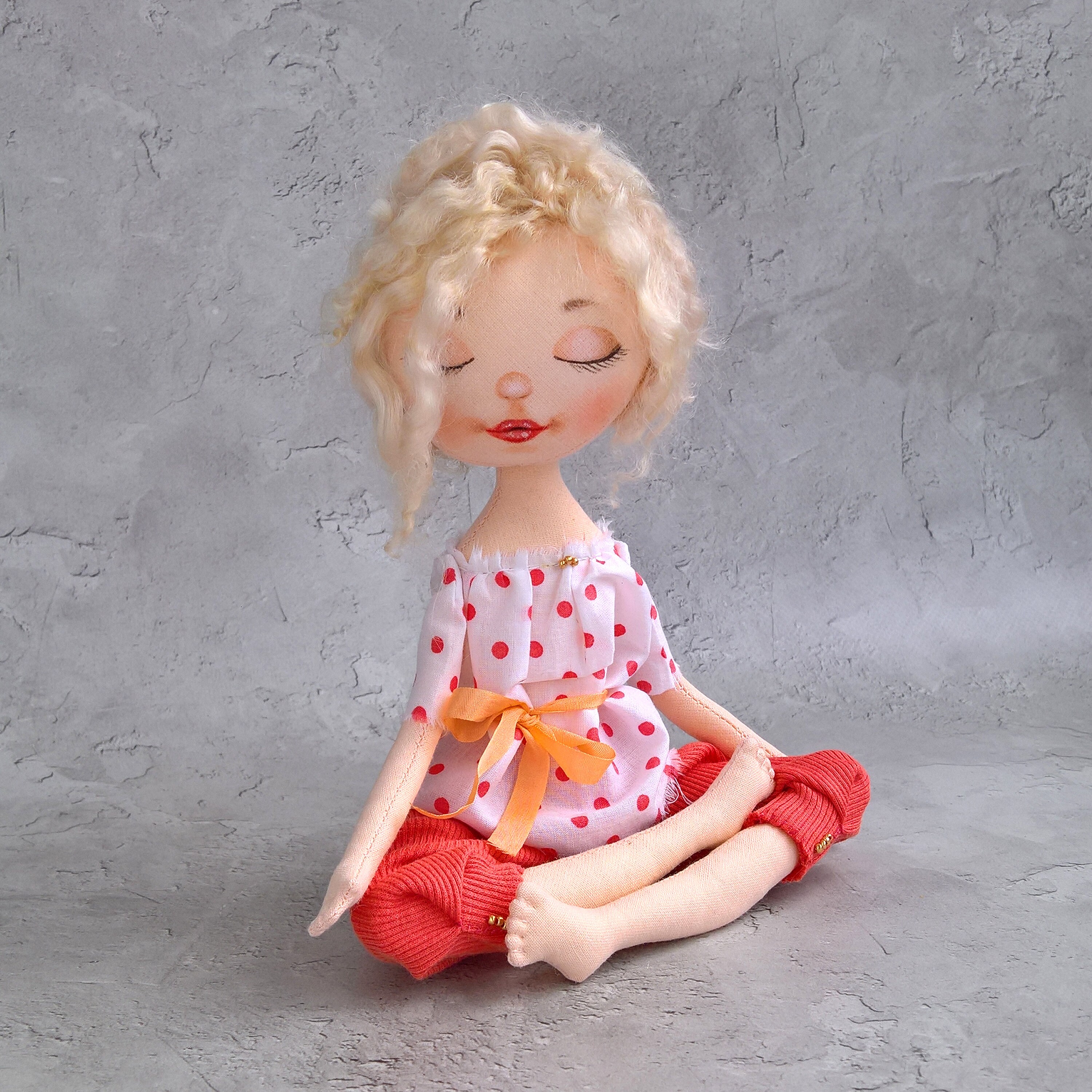 Rag Doll Yoga Movable Doll Good Gift for Women Yoga Yoga Etsy UK