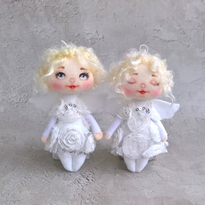 Angels for home decor, Little angel, pocket doll, light hair