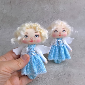 Angels for home decor, Little angel, pocket doll, light hair