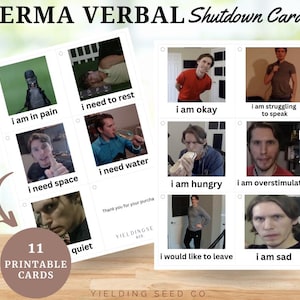 Afdrukbare Jerma Verbal Shutdown-kaarten