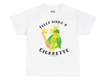 Bird 'Polly Wants a Cigarette' Graphic TShirt
