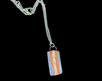 Stonewall Brick Pride Ceramic Pendant - Handmade