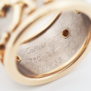 Cartier Walking Panther Mahango Ring WG / YG 52 image 6