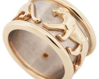 Cartier walking panthere ring new arrivals